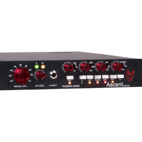 Phoenix Audio Ascent One EQ Class-A Mono Microphone Preamplifier DI