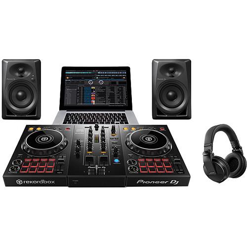 Pioneer DJ Starter Pack with DDJ-400 Controller, Monitors, and Headphones