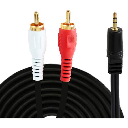 Pyle Pro Stereo RCA Male To 3.5mm Male Cable