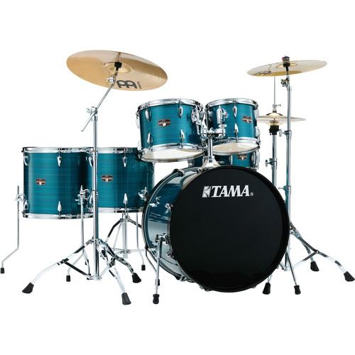 TAMA IP62NCHLB Imperialstar 6-Piece Drum Set with Cymbals