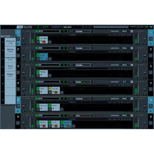 Waves MultiRack SoundGrid Software for Front Of House and Monitor Engineers