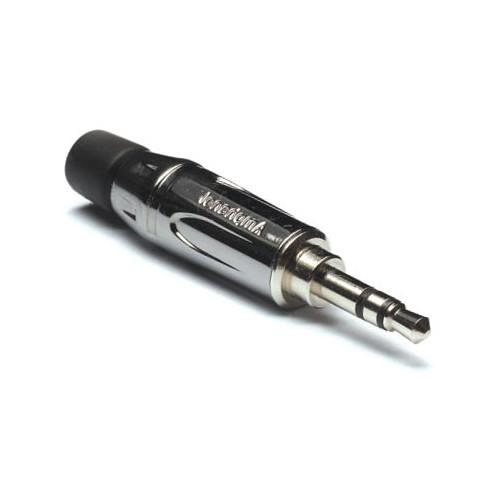 Amphenol K-Series 3.5 mm 3-Pole Stereo Phone Plug Connector with Gold-Plated Contacts