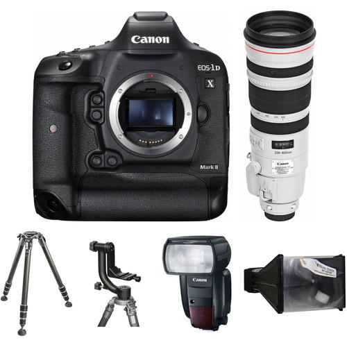 Canon EOS-1D X Mark II DSLR Camera with 200-400mm Lens Wildlife Photography Kit