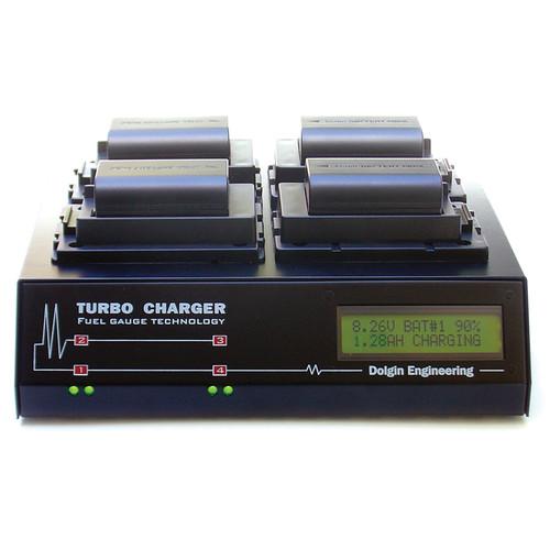 Dolgin Engineering TC400 Four Position Battery Charger for Panasonic DMW-BLF19 Batteries