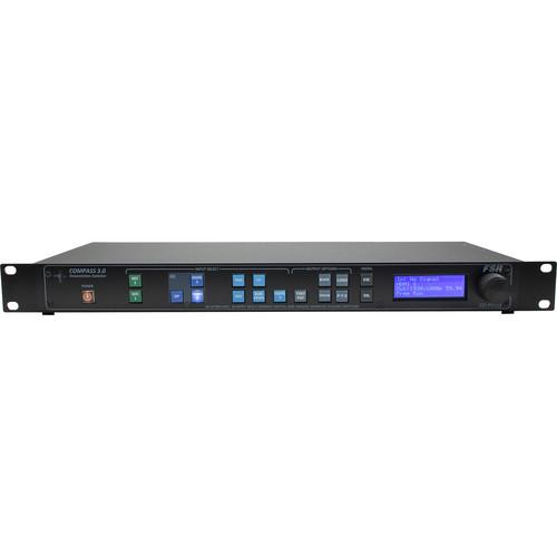FSR Compass 3.0 10 x 1 Presentation Switcher with 3G-SDI and HDBaseT Inputs Outputs