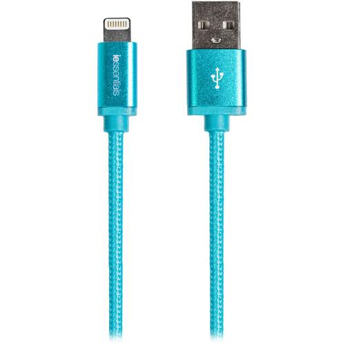 iEssentials Tangle-Free Charge & Sync Lightning USB Cable