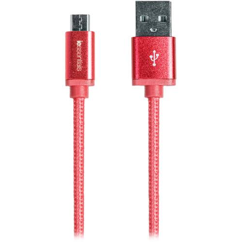iEssentials Tangle-Free Charge & Sync Micro-USB Cable