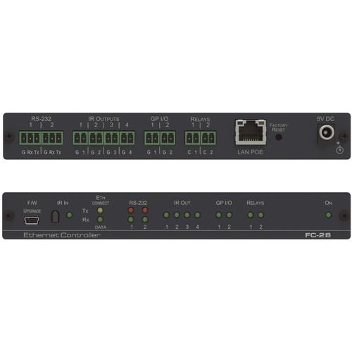 Kramer 10-Port Serial, IR, GPI O, and Relay PoE Control Gateway