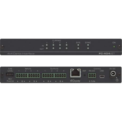 Kramer 4 x 4 Analog to Digital Dante Interface