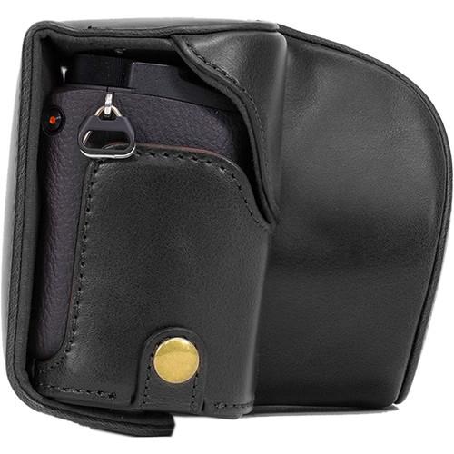 MegaGear MG984 Ever Ready Leather Case with Bottom Opening for Sony a6300 ILCE-6300 a6000