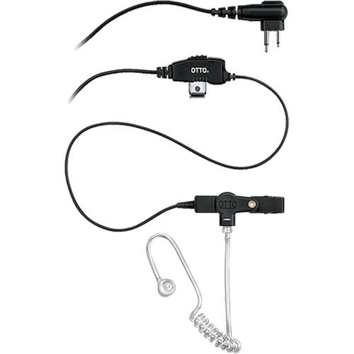 Otto Engineering 1-Wire Monitoring Kit with In-Line PTT, Microphone & Quick Disconnect Tube for Motorola XPR 3300 3500 Series 2-Way Radios