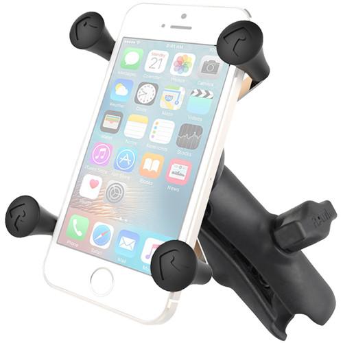 RAM MOUNTS Universal X-Grip Cell Phone Cradle with Double Socket Arm