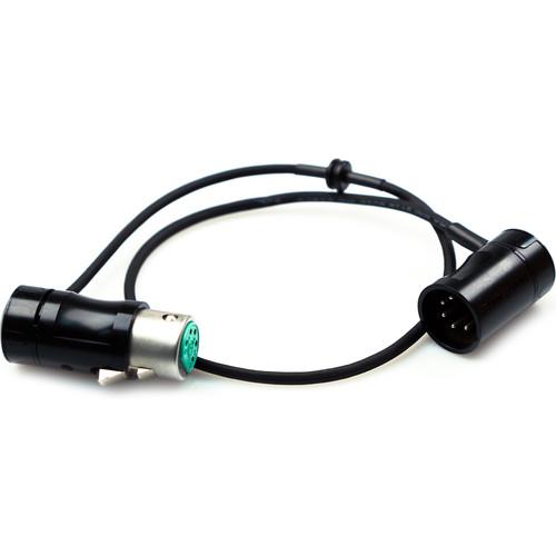 Remote Audio Low-Profile XLR5F to Low-Profile XLR5M Balanced Straight Stereo Belden Star Quad Jumper Cable for Zeppelin Isolation Mount