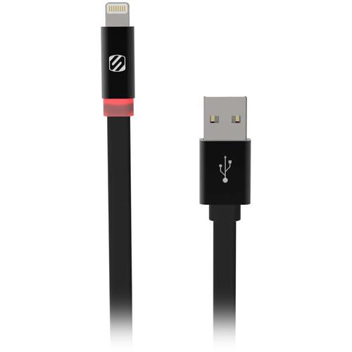 Scosche FlatOut Lightning to USB Charge and Sync Cable with LED Indicator