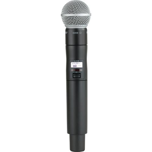 Shure ULXD2 VHF Handheld Transmitter with SM58 Microphone Capsule