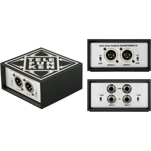Telefunken TDP-2 Dual-Channel Passive Direct Box