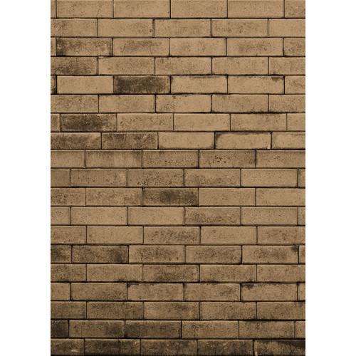 Westcott Brick Wall Art Canvas Backdrop with Hook-and-Loop Attachment