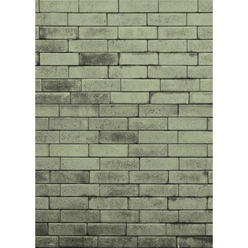 Westcott Brick Wall Art Canvas Backdrop with Hook-and-Loop Attachment