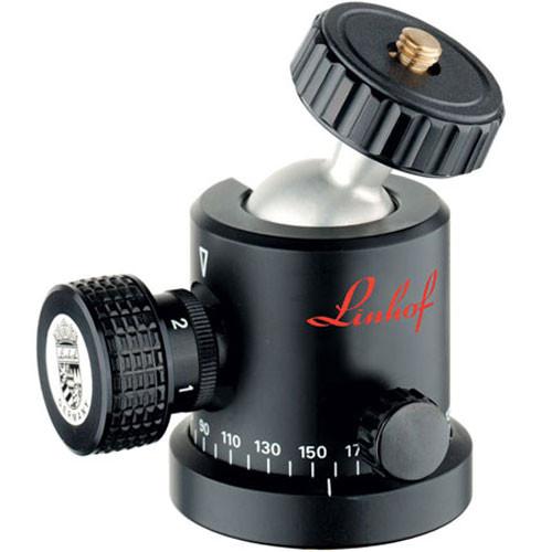Linhof Profi-II Ballhead with Independent Panning Lock - Supports 17.60 lb