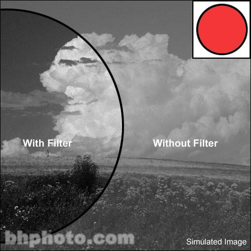 Tiffen 4x4" Light Red #23A Glass Filter for Black & White Film