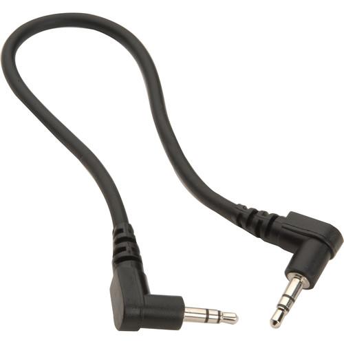 Hosa Technology Stereo Mini Angled Male to Stereo Angled Mini Male Cable - 8"
