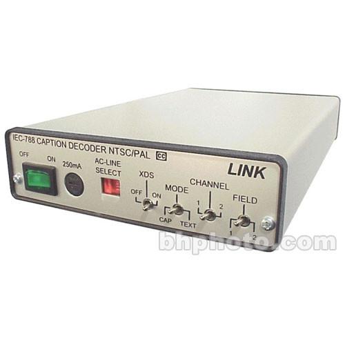 Link Electronics IEC-788CG Closed Caption Decoder - NTSC PAL, Composite , Y C CC1, CC2, CC3, CC4, T1, T2, T3, T4 and Copy guard