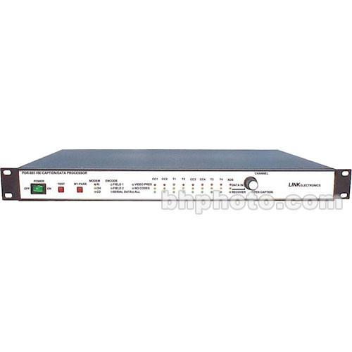 Link Electronics PDR-885 VBI Caption and Data Processor - Encoder, Decoder, Composite, Component, Y C, RS-232, Rackmountable