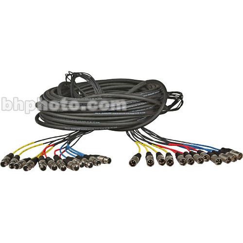 Pro Co Sound RoadMaster Series Snake 12 Channel Fanout to Fanout Cable - 50
