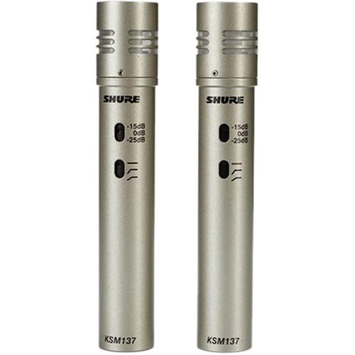 Shure KSM137 SL ST PAIR Cardioid Microphone
