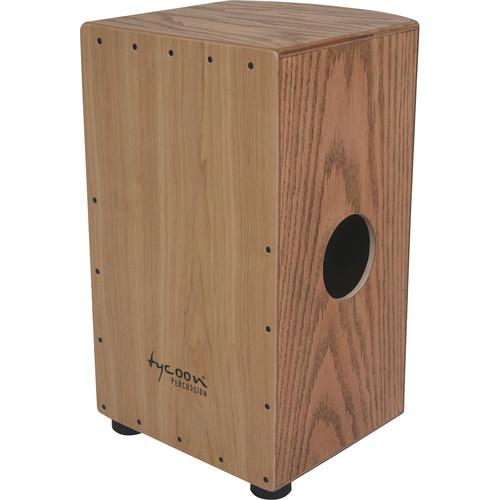 Tycoon Percussion Roundback Series Red Oak Frontplate and American Ash Body Cajon