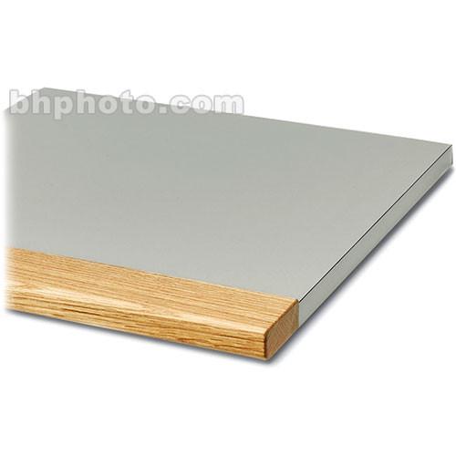 Winsted Two-Bay Corner Shelf with 3" Block Oak Front