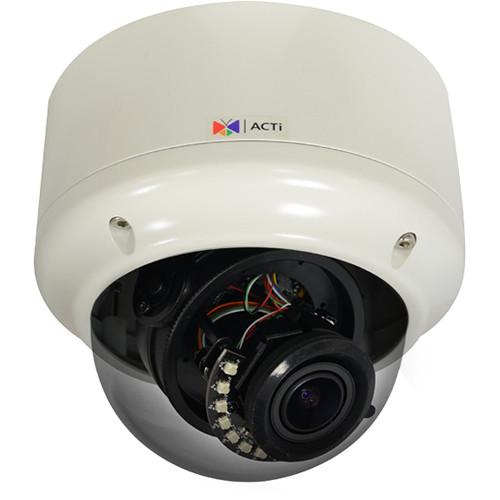 ACTi 2MP Outdoor Dome with 4.3x Zoom 2.8 to 12mm Varifocal Lens and Night Vision
