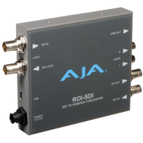 AJA ROI-SDI 3G-SDI to HDMI 3G-SDI Scan Converter with ROI Scaling