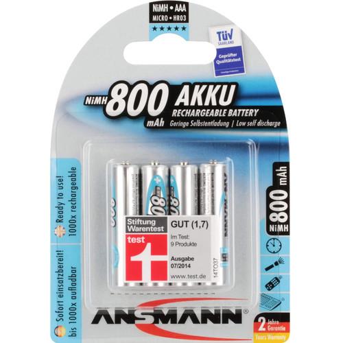 Ansmann maxE AAA Rechargeable NiMH Batteries