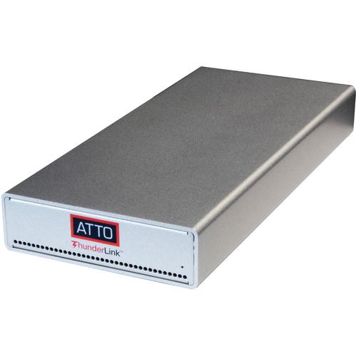 ATTO Technology ThunderLink FC 3162 Thunderbolt 3 to 16 Gb s Fibre Channel Adapter with UK EMEA Power Cords