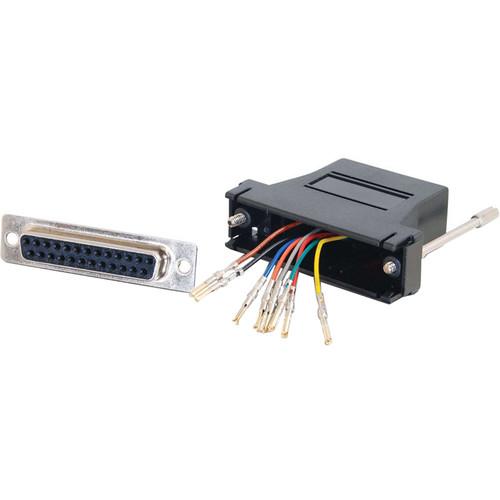 C2G RJ45 Female to DB25 Female Modular Adapter