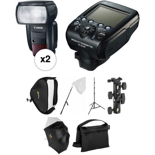 Canon Speedlite 600EX II-RT Wireless Two Flash Location Kit