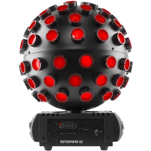 CHAUVET DJ Rotosphere Q3 - RGBW LED Mirror Ball Simulator Effect with DMX