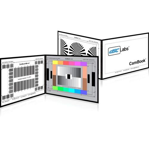 DSC Labs CamBook Calibrating Charts for Vector Skin Tone Grayscale MultiBurst Back Focus