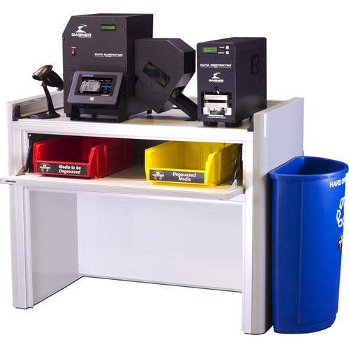 Garner SW-2 Workstation with HD-3WXL Degausser, IRONCLAD Verification & PD-5 Destroyer