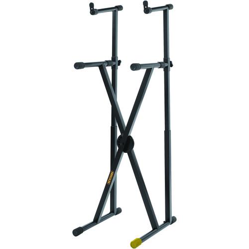 HERCULES Stands EZ-Lok Double-Tier X Keyboard Stand