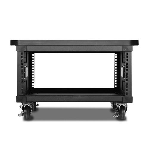 iStarUSA 23.6" Deep 4 RU Simple Server Rack with Wood Top