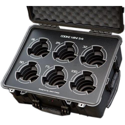 Jason Cases Protective Case for 6 Cooke miniS4 Prime Lenses