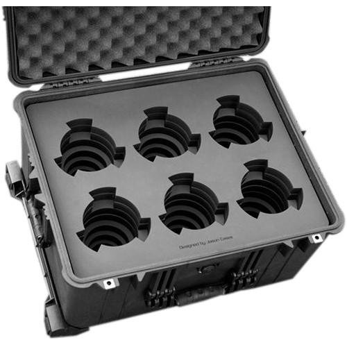 Jason Cases Protective Case for Set of 6 Cooke S5i Prime Lenses
