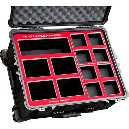 Jason Cases Wheeled Case with Foam for RED REDVOLT XL Battery Kit