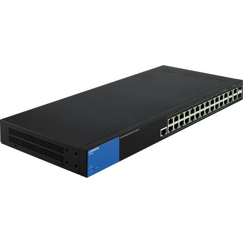 Linksys LGS528P 28-Port Managed Gigabit Ethernet PoE Switch