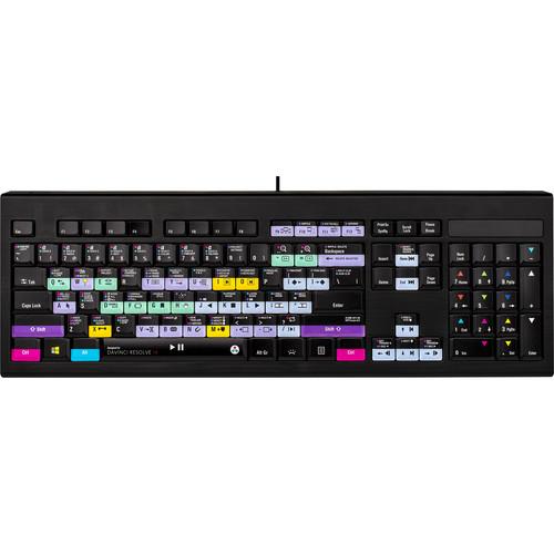 LogicKeyboard Astra Series Blackmagic DaVinci Resolve 14 Backlit PC Keyboard