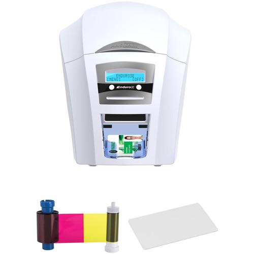 Magicard Enduro3E Duo Dual-Sided ID Card Printer with YMCKO Ribbon & 500 Cards Kit
