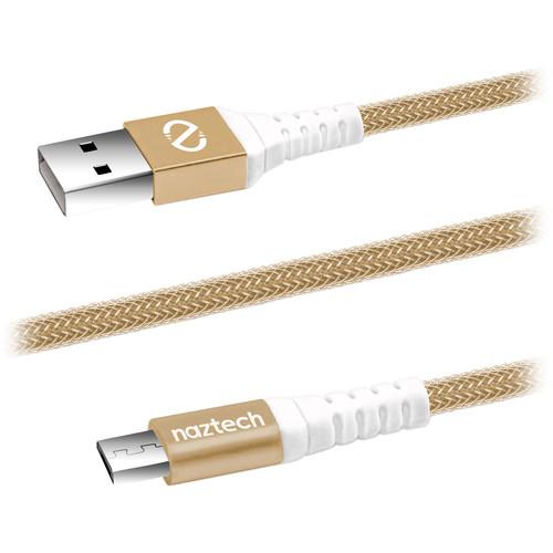 Naztech USB 2.0 Type-A Male to Micro-USB Male Charge & Sync Cable