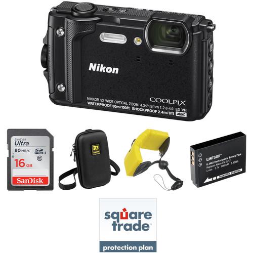 Nikon COOLPIX W300 Digital Camera Deluxe Kit
